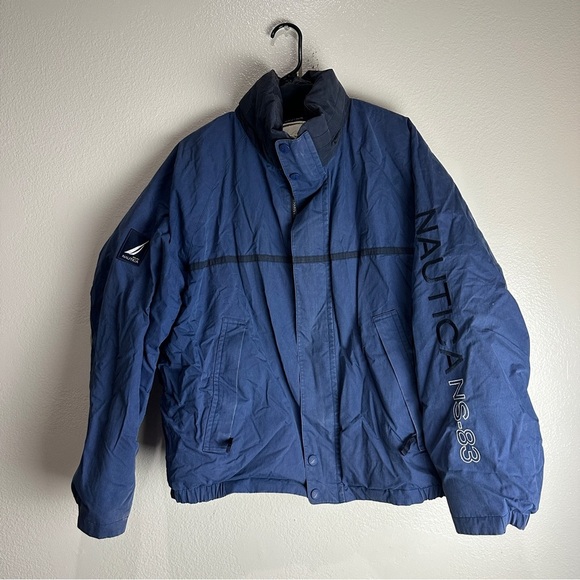 Nautica NS-83 Jacket Reversible Vintage Size Large - Picture 1 of 14